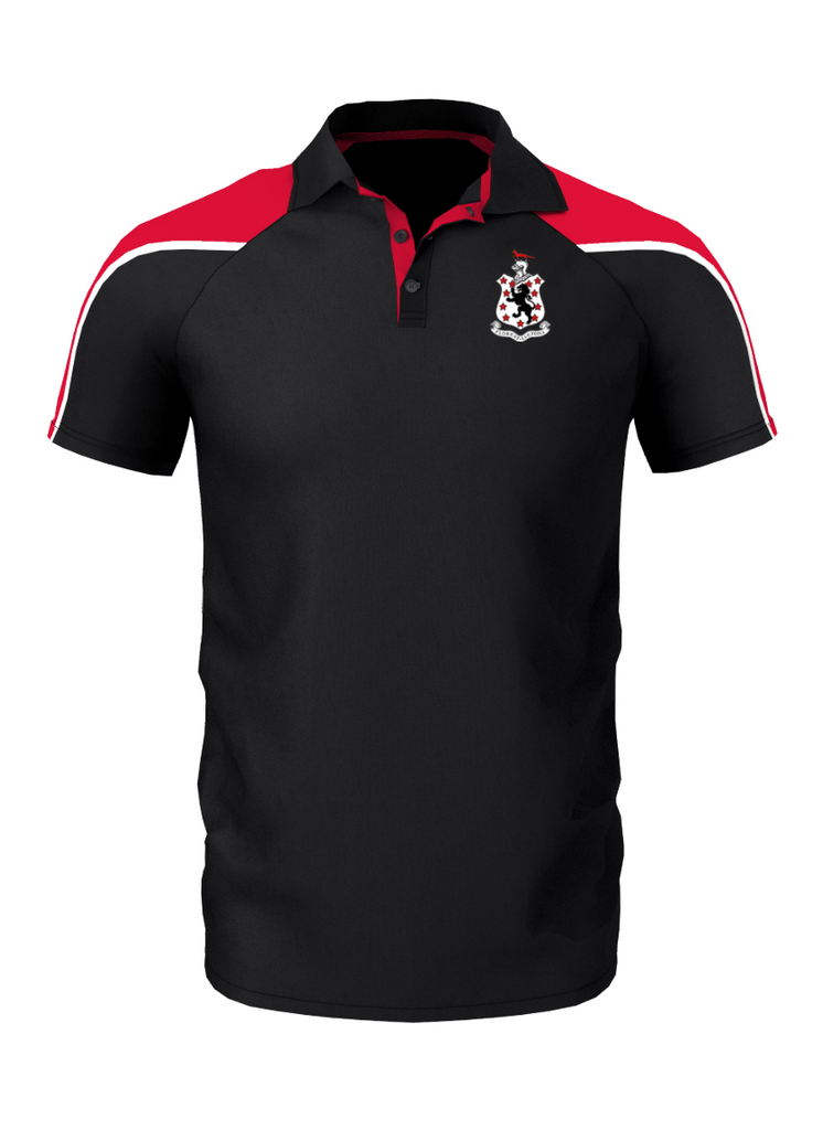 Boys Black/Red Polo Shirt