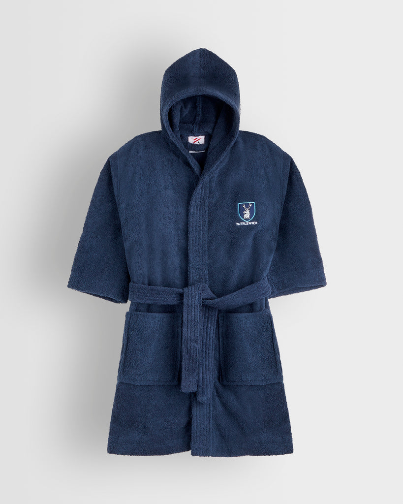 Navy Hooded Swimming Gown