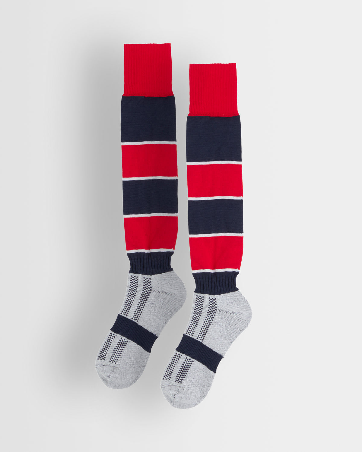 Unisex Navy/Red Match Socks