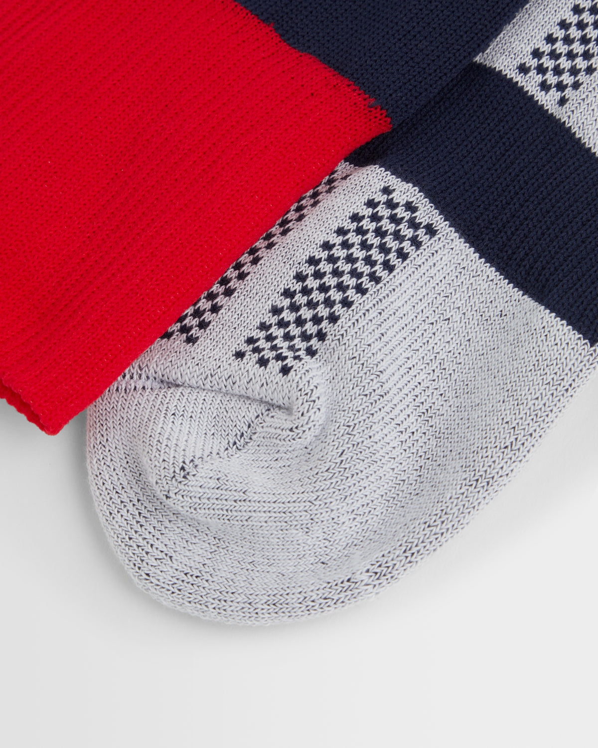 Unisex Navy/Red Match Socks
