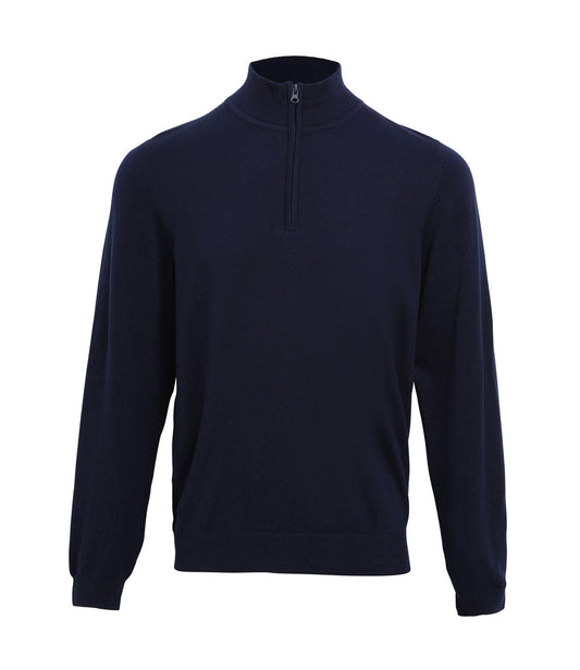 Navy ¼ Zip Jumper
