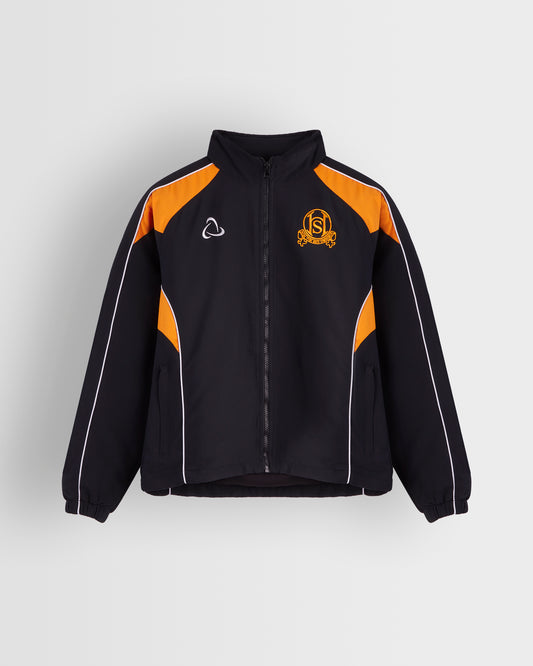 Black/Amber Track Top