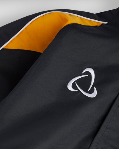 Black/Amber Waterproof Track Top