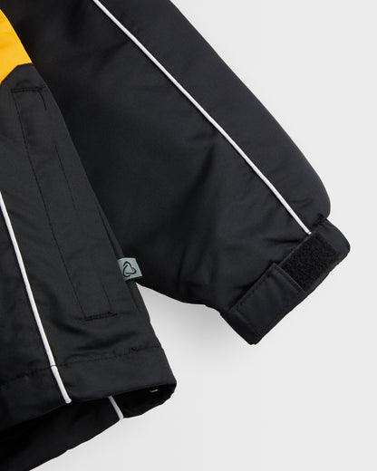 Black/Amber Waterproof Track Top