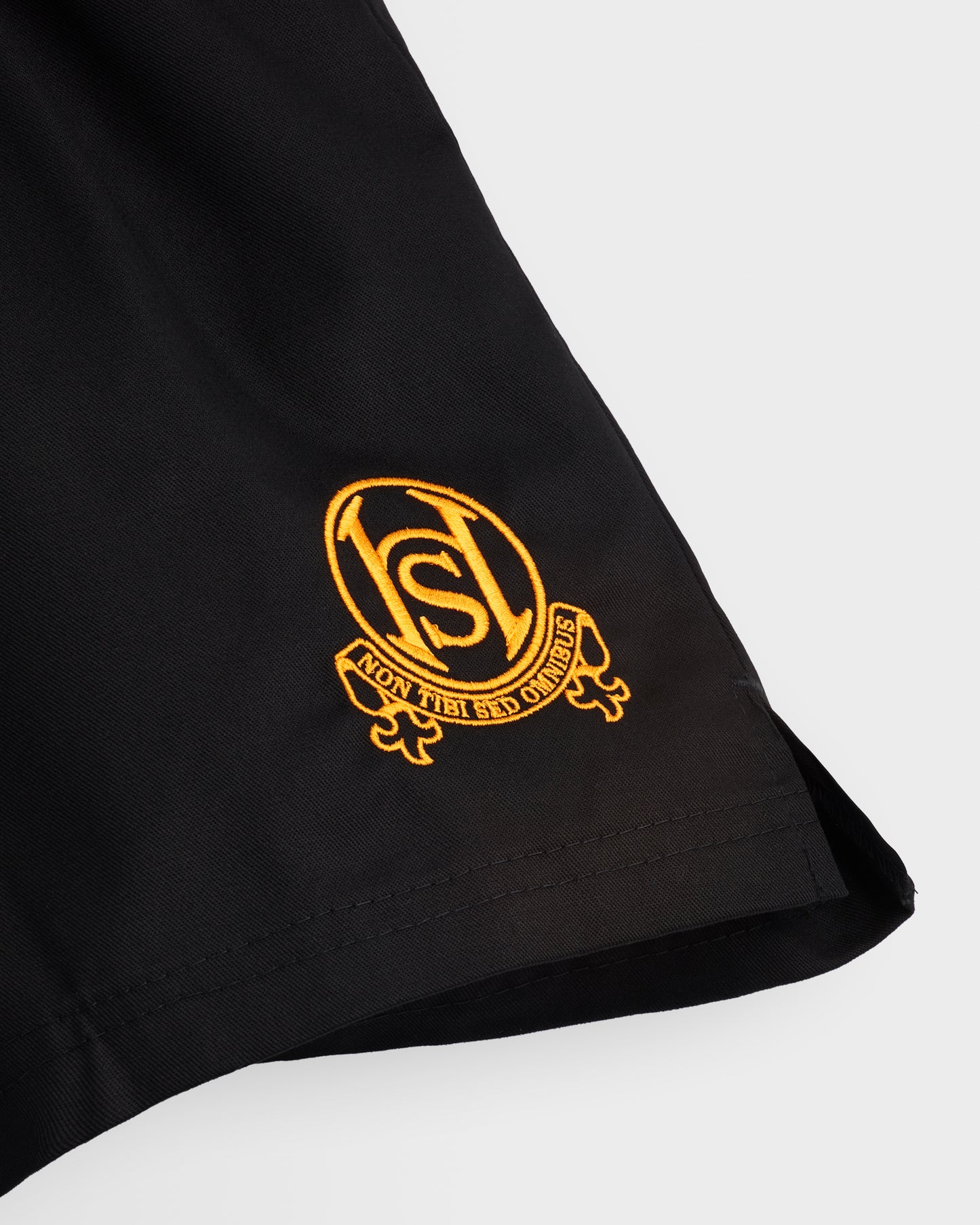 Boys Black Rugby Shorts
