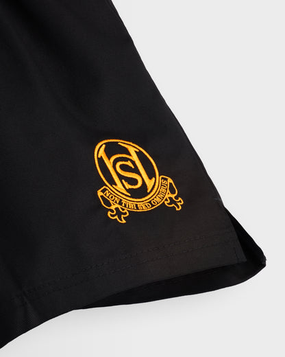 Boys Black Rugby Shorts