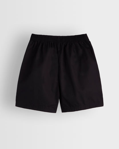 Boys Black Rugby Shorts