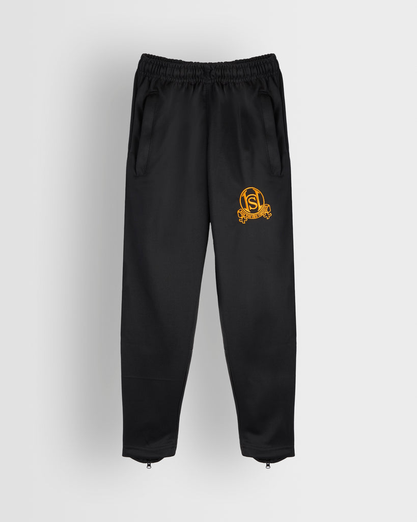 Black/Amber Tracksuit Bottoms