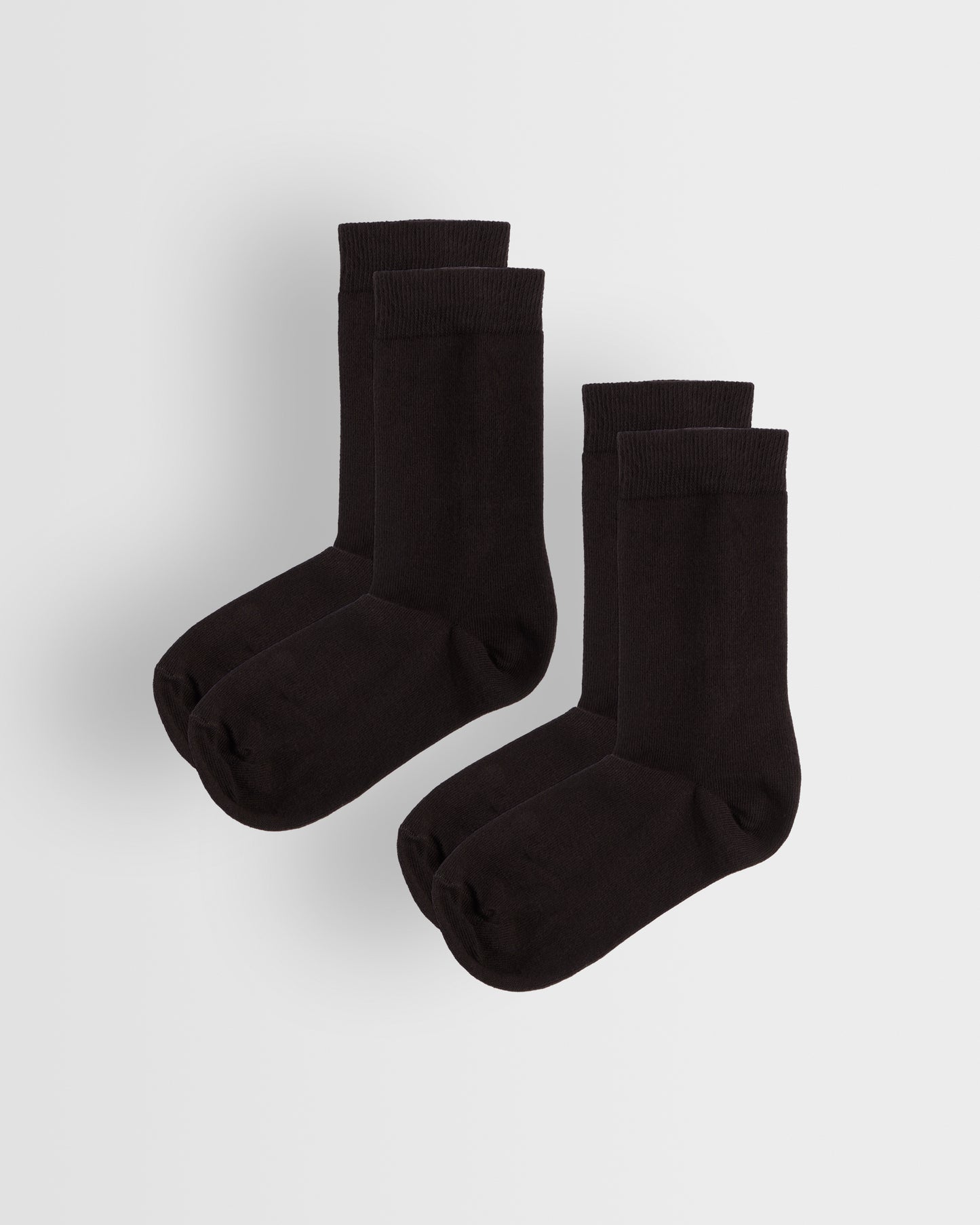 Brown Ankle Socks Twin Pack