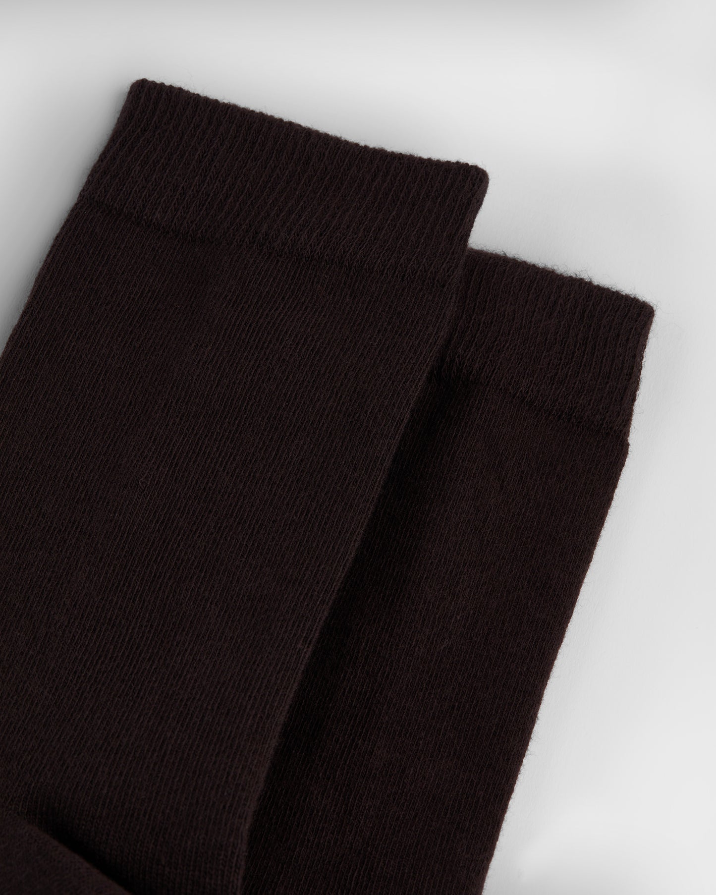 Brown Ankle Socks Twin Pack