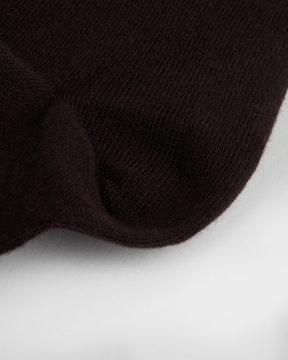 Brown Ankle Socks Twin Pack
