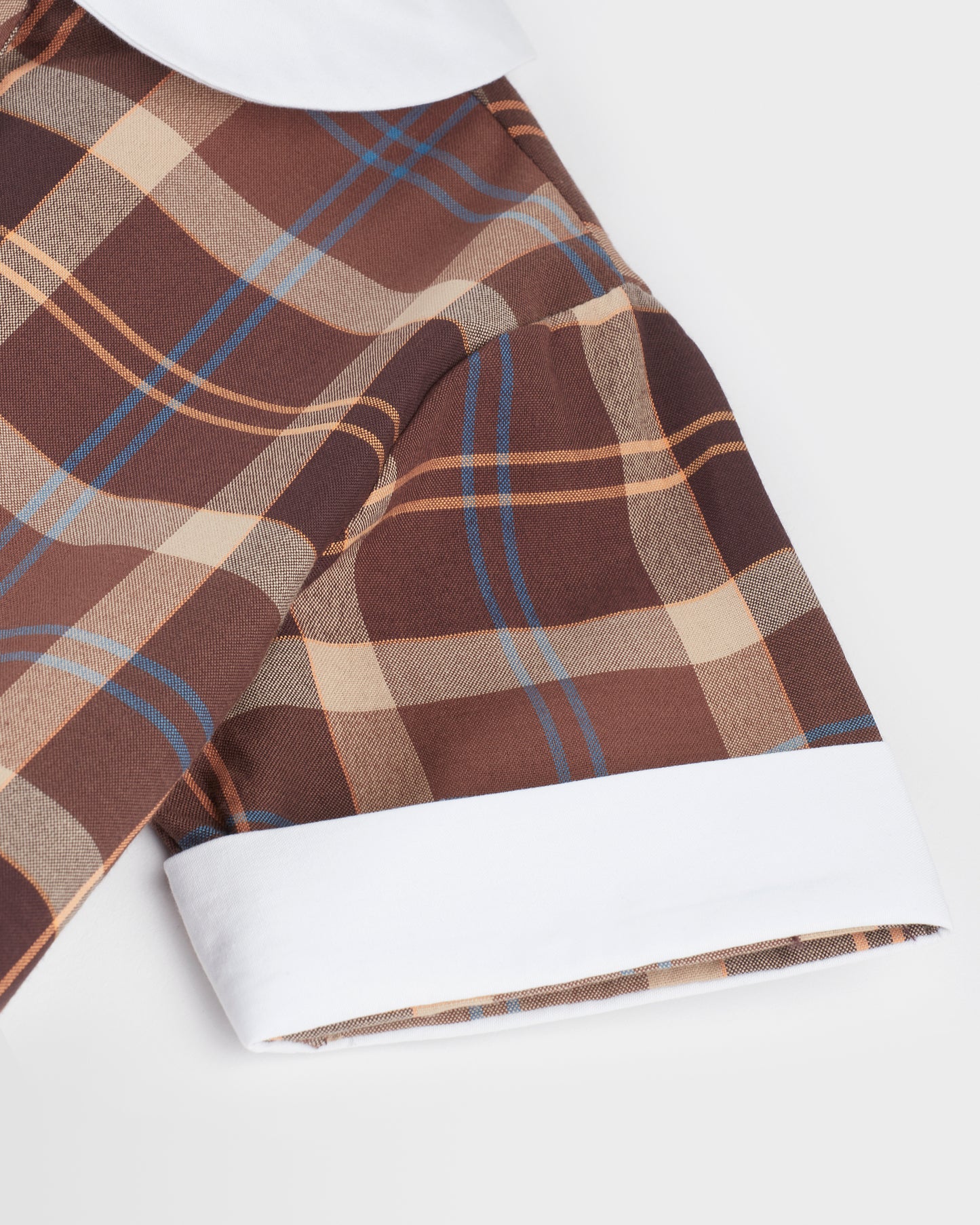 Brown Tartan Summer Dress