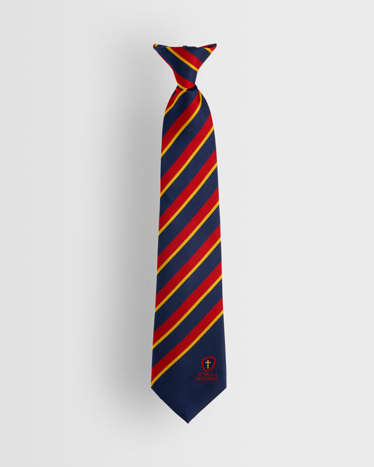 Boys Navy/Red Upper School Tie- Years 10 2025