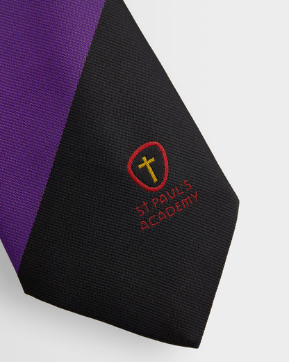 Mauve/Black School Tie - Years 7 September 2026