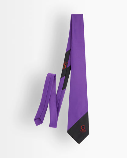 Mauve/Black School Tie - Years 7 September 2026