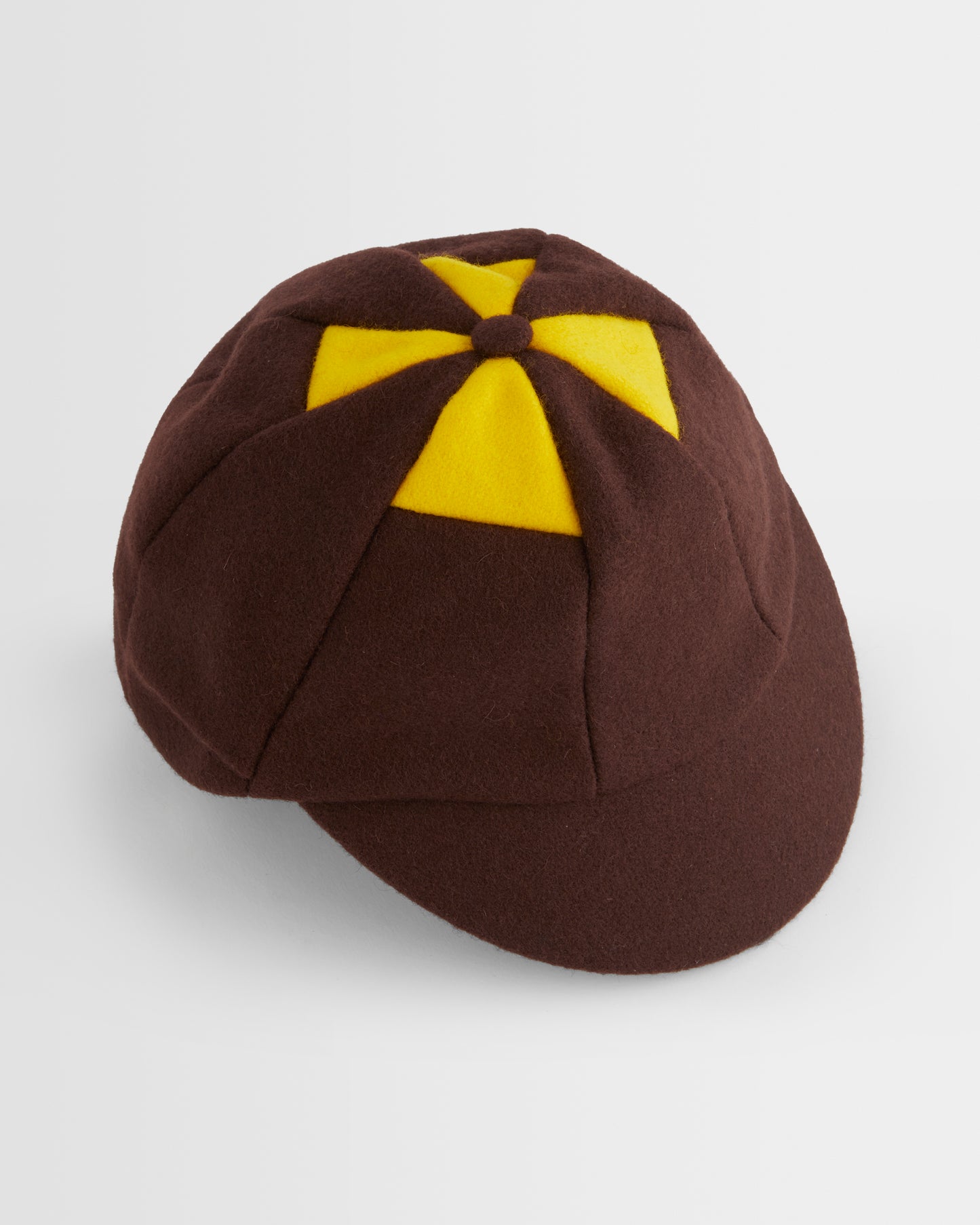 Boys Brown/Gold Peak Cap