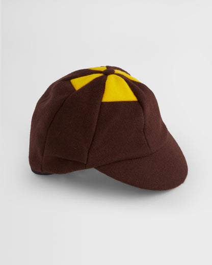 Boys Brown/Gold Peak Cap