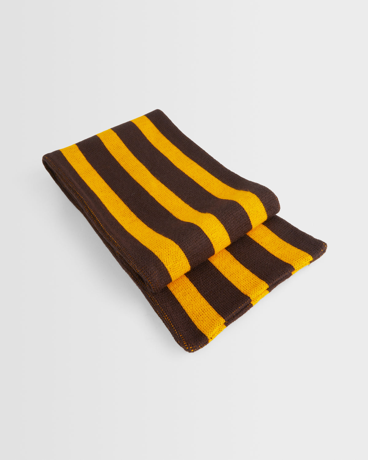 Brown and Gold School Scarf