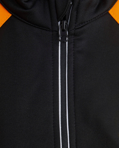 Black/Amber Tracksuit Top