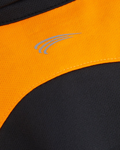 Boys Black/Amber Polo Shirt
