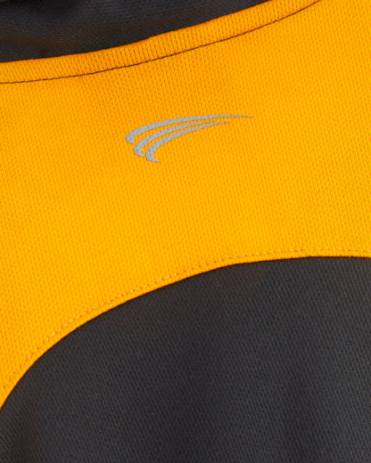 Girls Black/Amber Polo Shirt