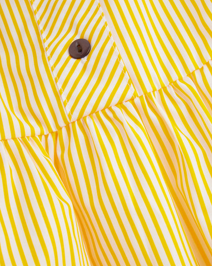 Girls Yellow Summer Dress