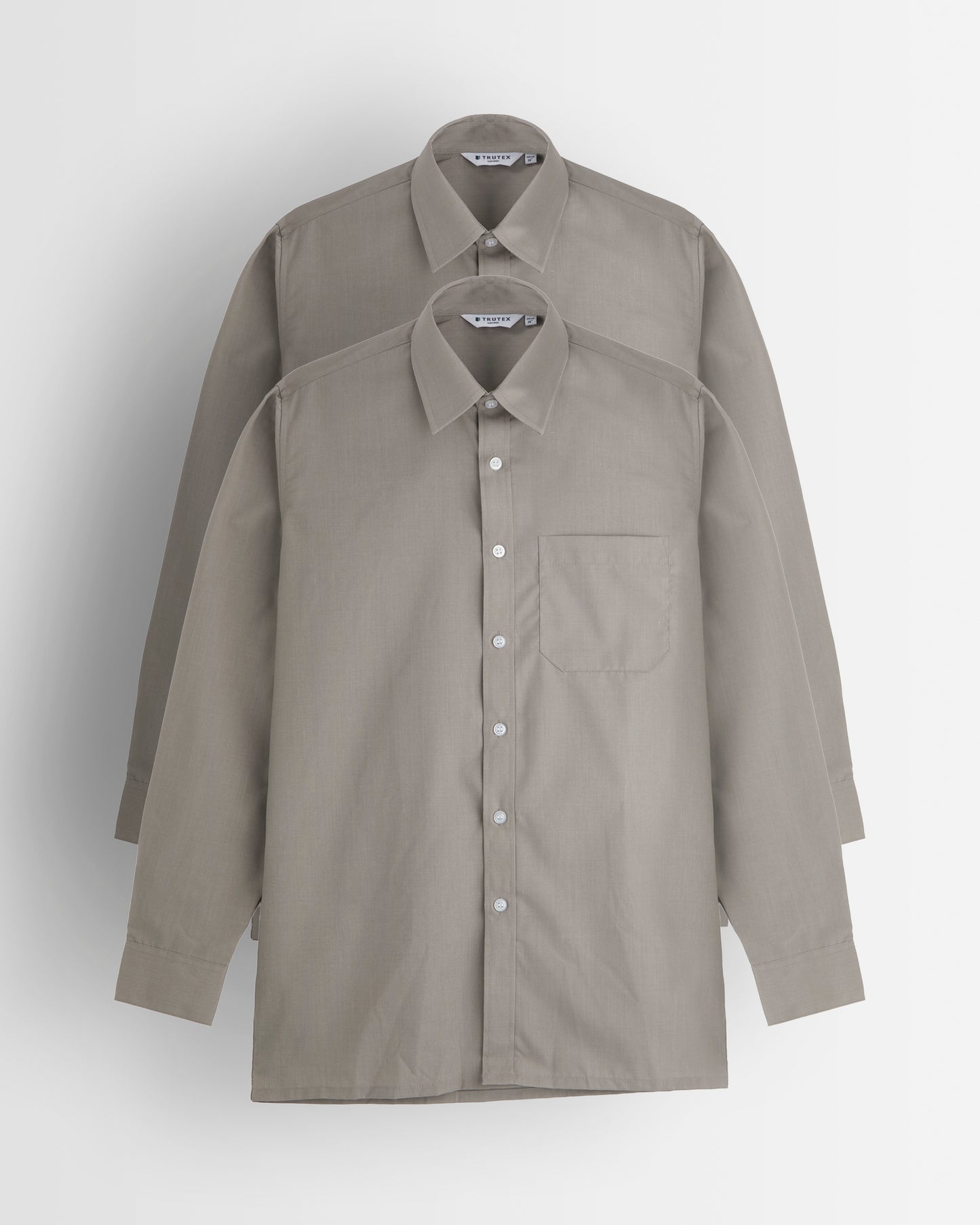 Boys Grey Shirts- Pack of 2