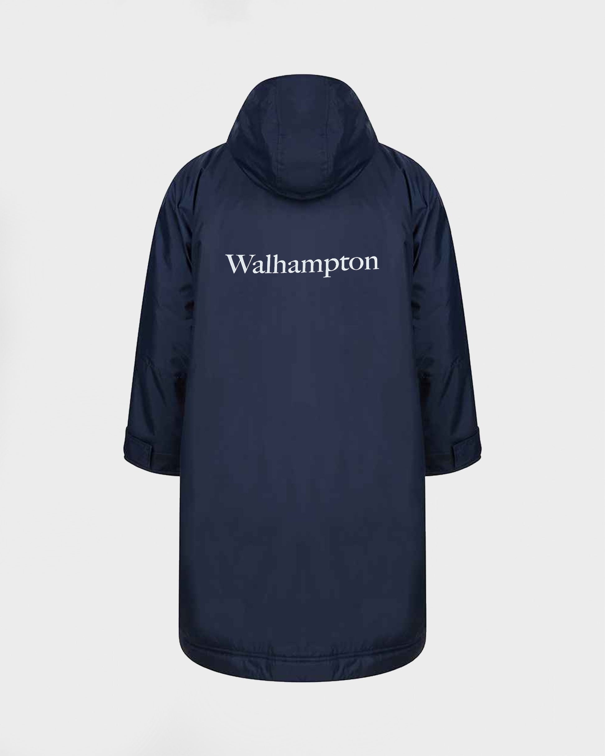 WAL Navy All Weather Robe Back