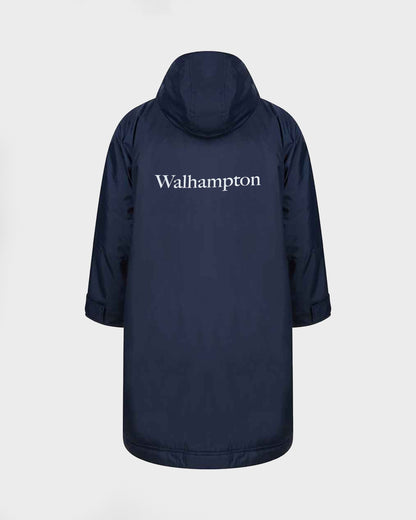 WAL Navy All Weather Robe Back