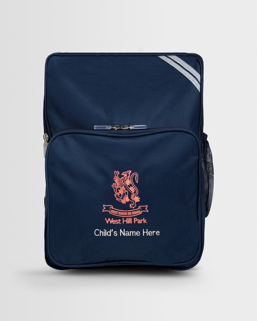 Navy Backpack with Name