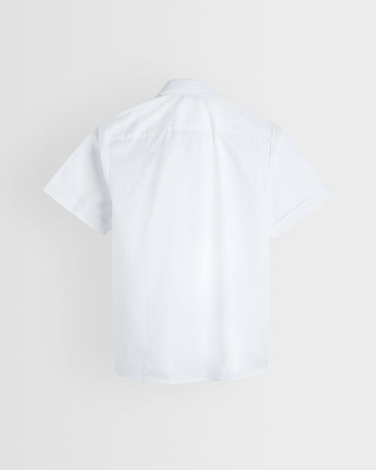 Girls White Short Sleeve Blouse - Pack of 2