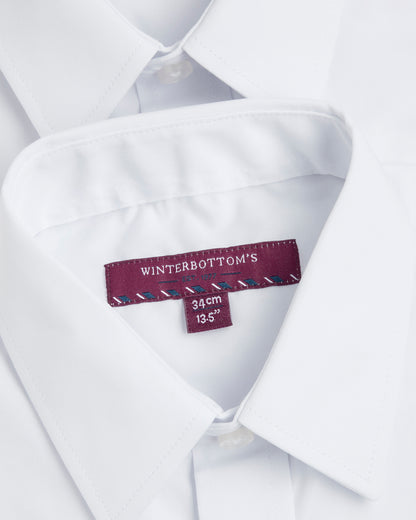 Boys White Long Sleeve Shirt - Pack of 2