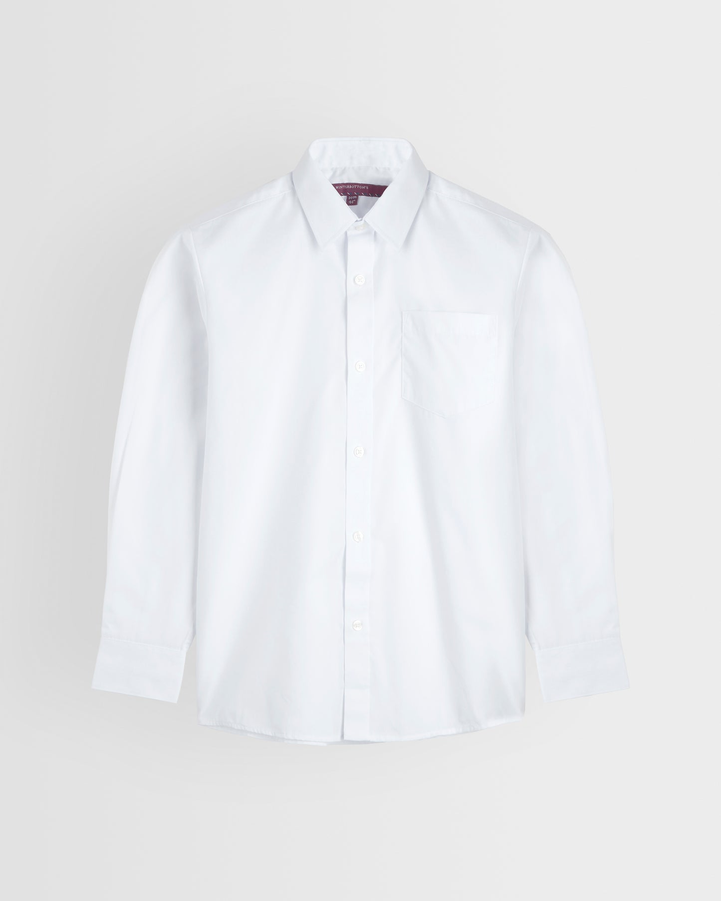 Boys White Long Sleeve Shirt - Pack of 2