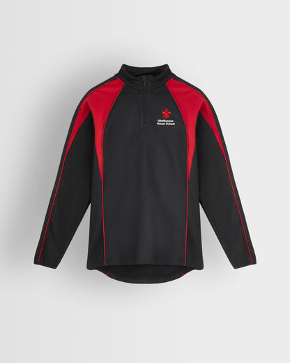 Unisex Black/Red Midlayer