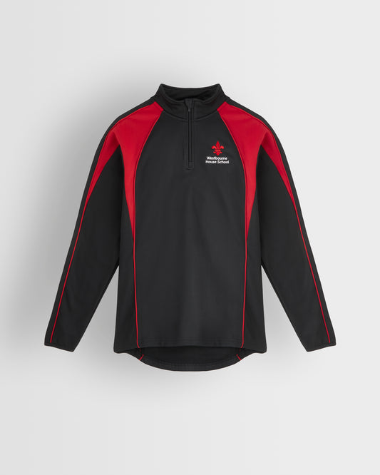 Unisex Black/Red Midlayer