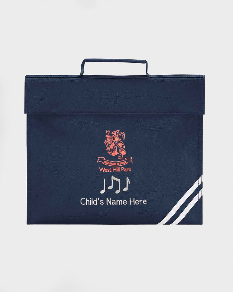 Navy Music Bag with Name