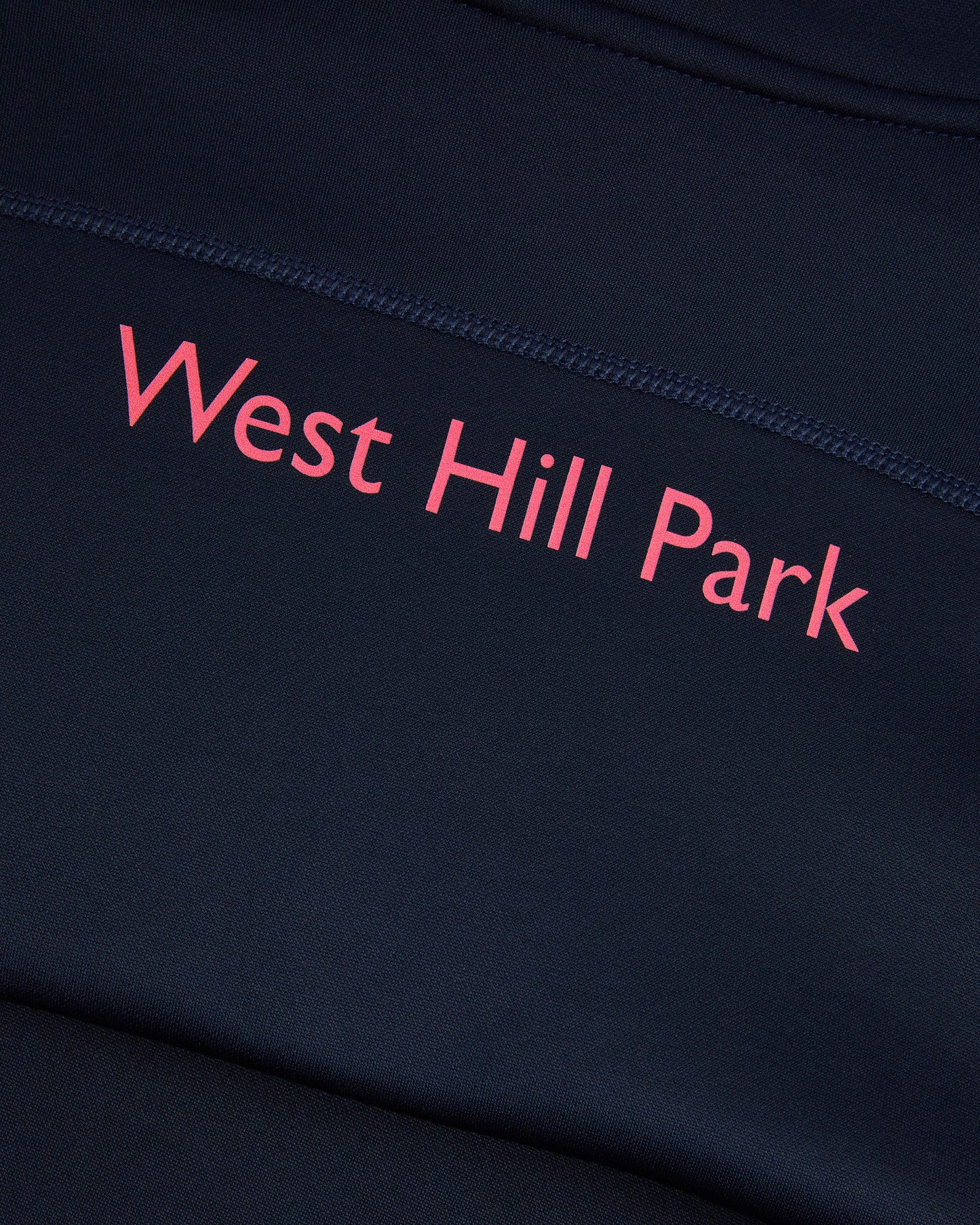 WHP Track Top Back Font