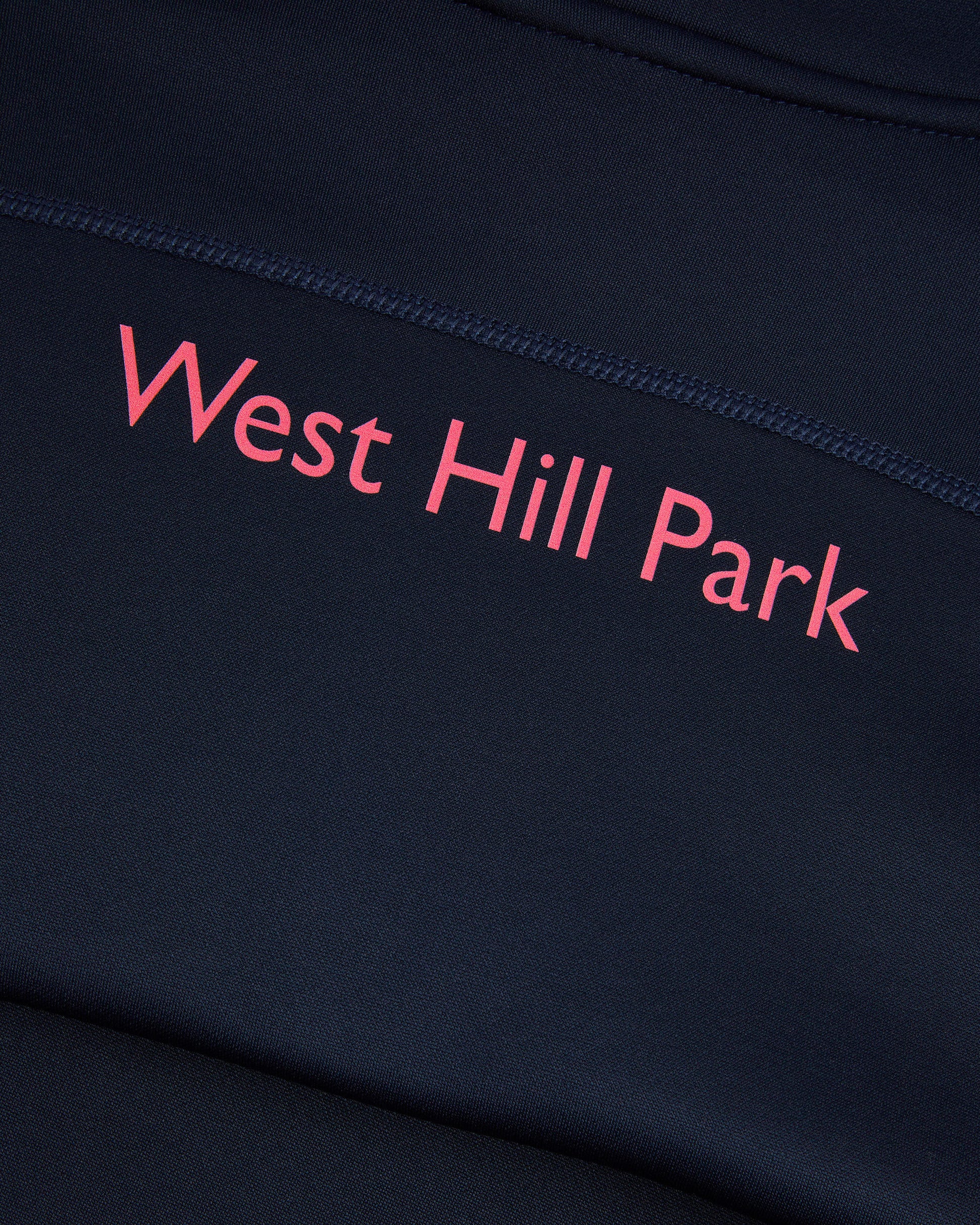 WHP Track Top Back Font