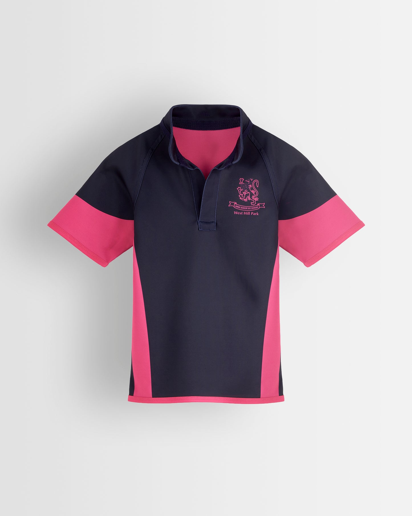 Boys Navy-Pink Reversible Rugby Jersey