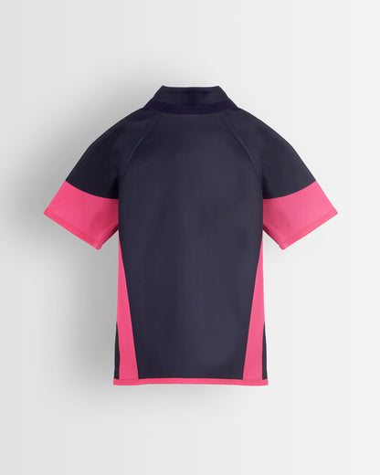 Boys Navy-Pink Reversible Rugby Jersey