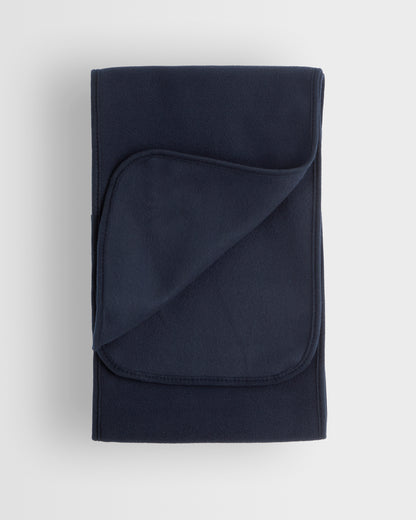 Navy Fleece Scarf