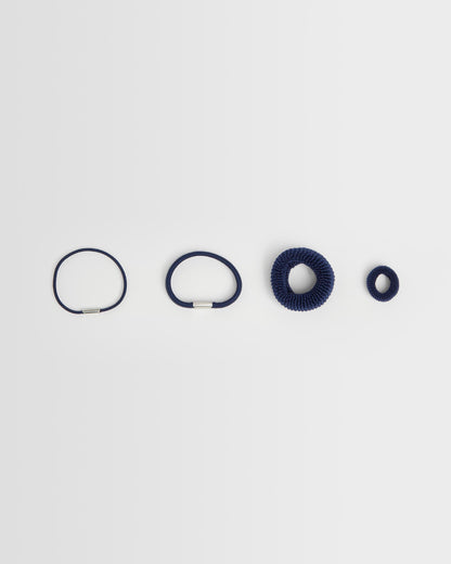 Navy Hair Ties