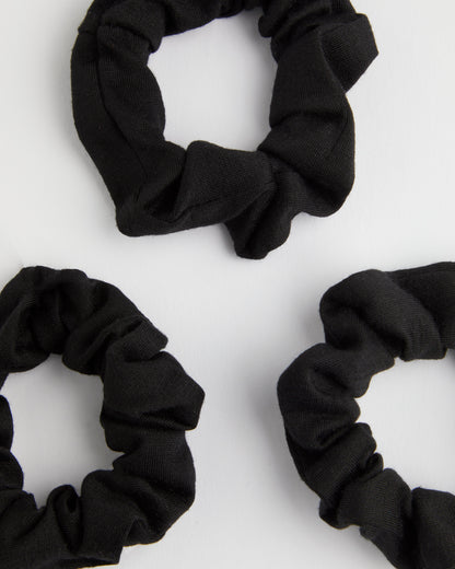 Girls Black Hair Scrunchie
