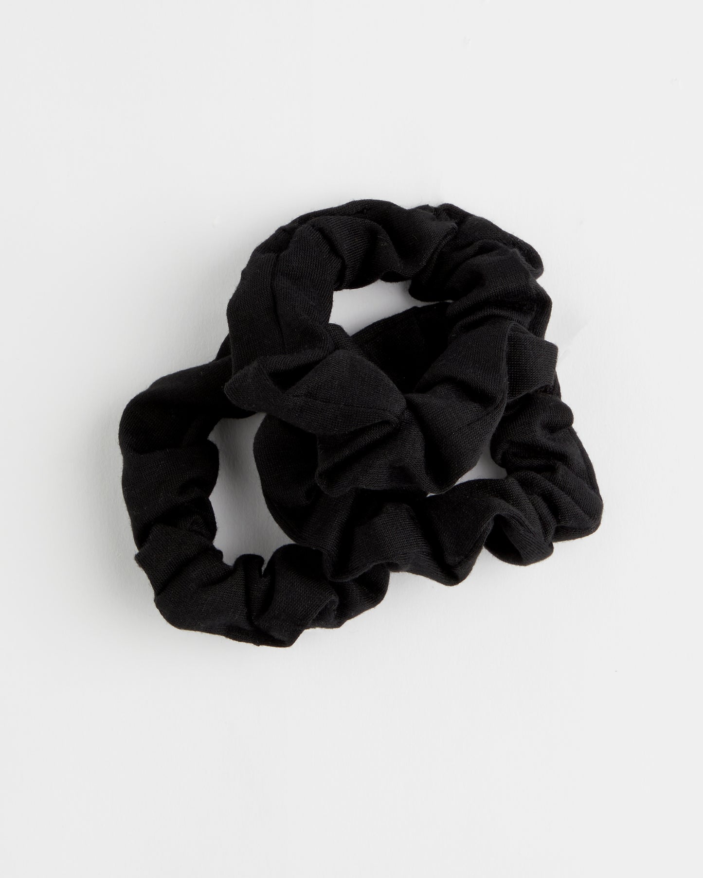 Girls Black Hair Scrunchie