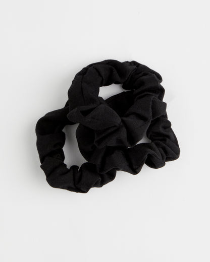 Girls Black Hair Scrunchie