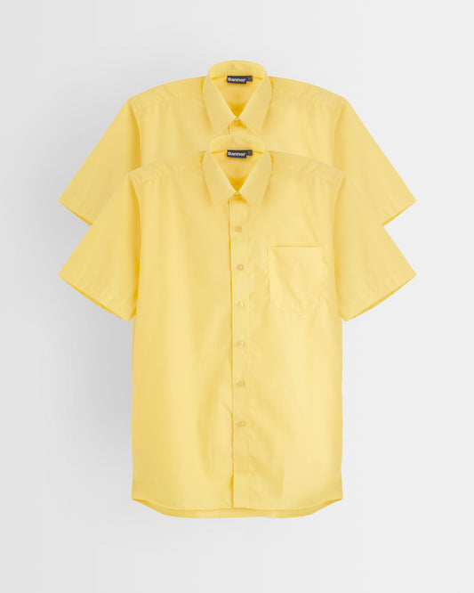 Boys Gold Short Sleeved Shirt