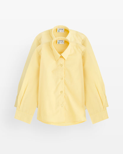 Girls Gold Long Sleeved Blouse