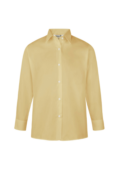 Girls Gold Long Sleeved Blouse