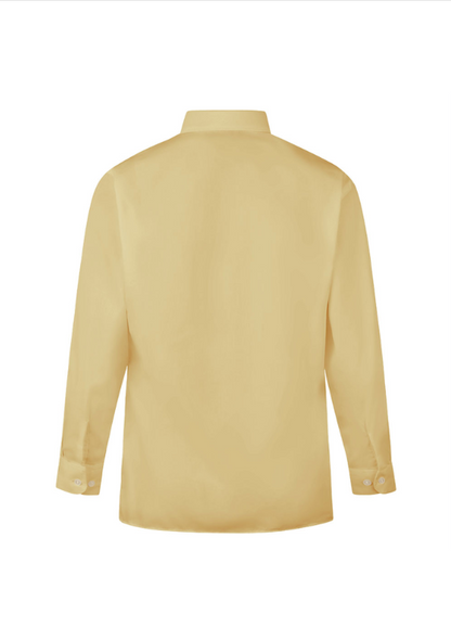 Girls Gold Long Sleeved Blouse