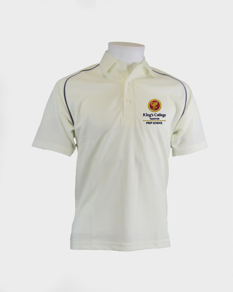Cream Cricket Shirt- New Logo